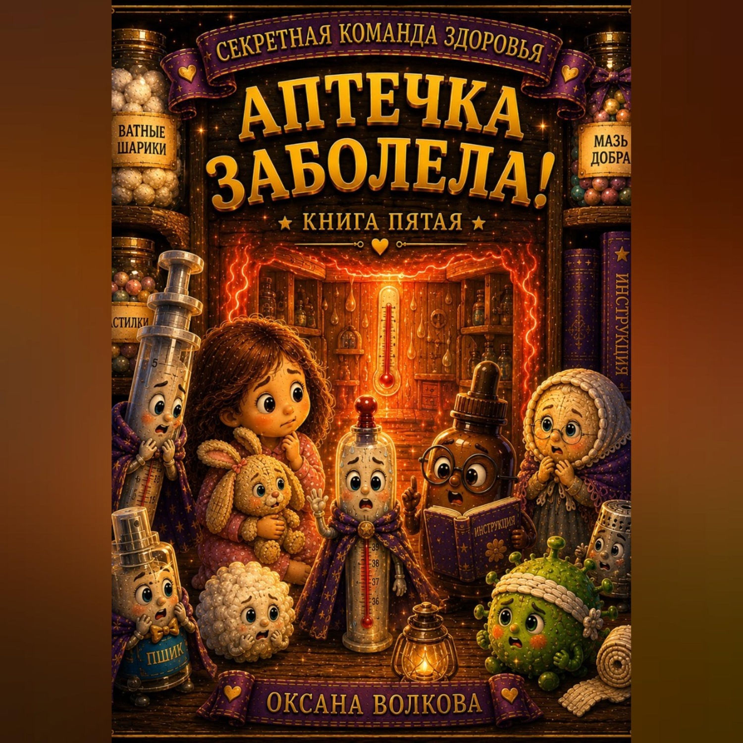 Обложка книги «Аптечка заболела !»