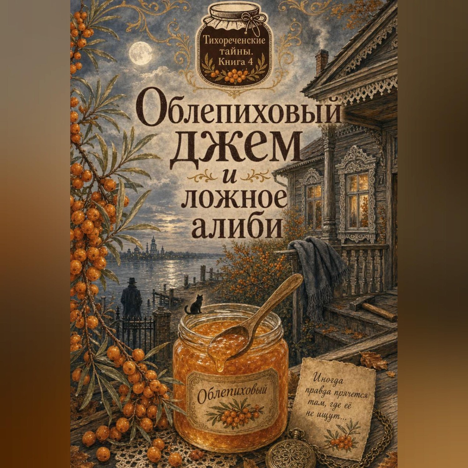 Обложка книги «Облепиховый джем и ложное алиби»