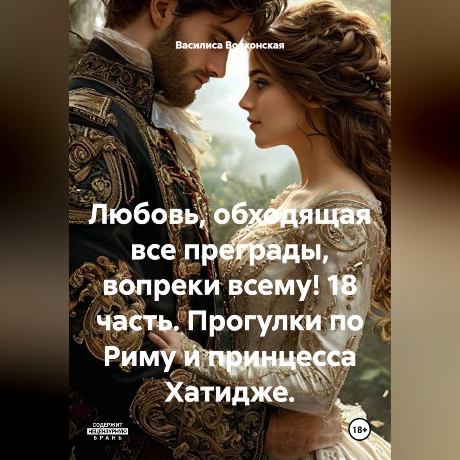 Обложка книги «Любовь, обходящая все преграды, вопреки всему! 18 часть. Прогулки по Риму и принцесса Хатидже.»