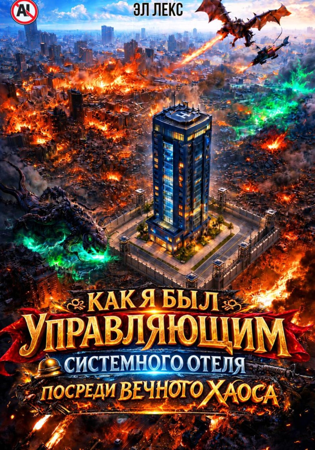Обложка книги «Как я был управляющим системного отеля посреди вечного хаоса»
