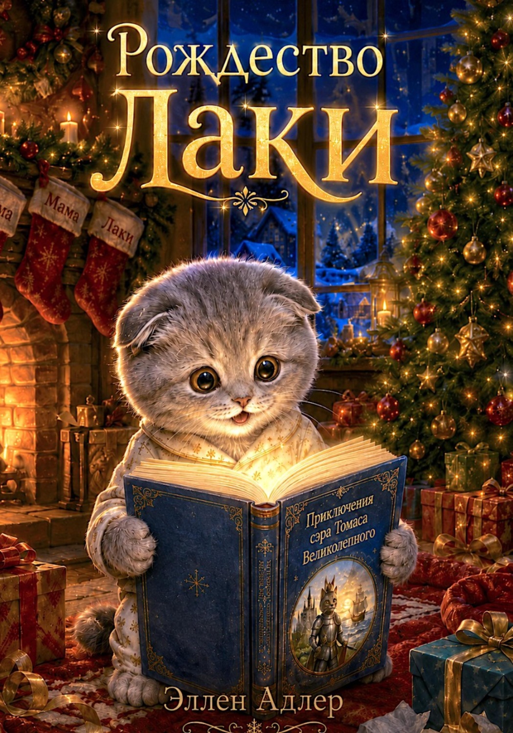 Обложка книги «Рождество Лаки»