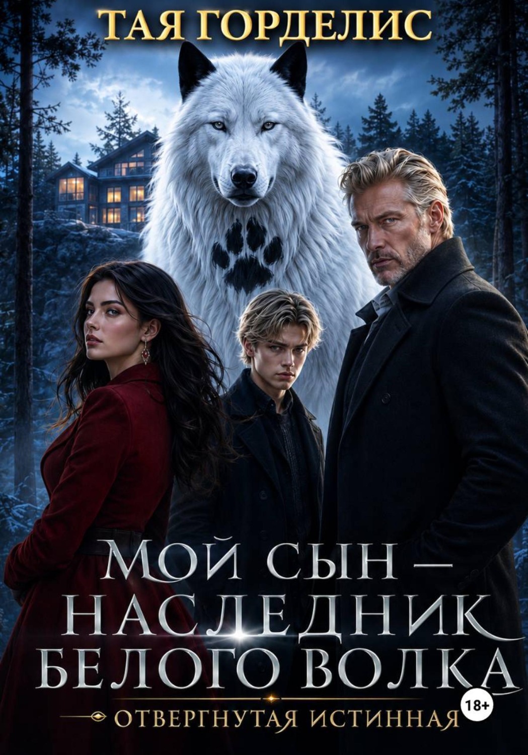 Обложка книги «Мой сын — наследник белого волка. Отвергнутая истинная»