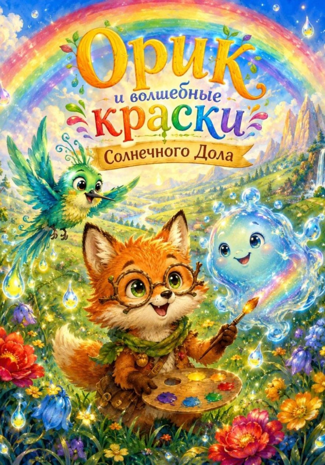 Обложка книги «Орик и волшебные краски Солнечного Дола»