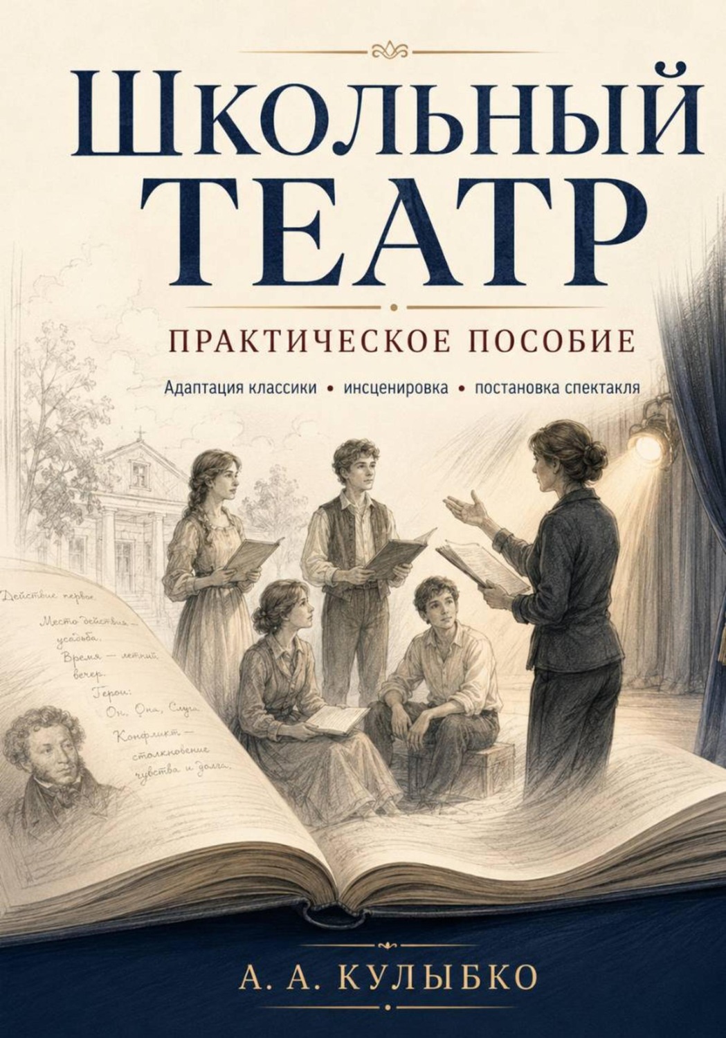 Обложка книги «Школьный театр - практическое пособие»