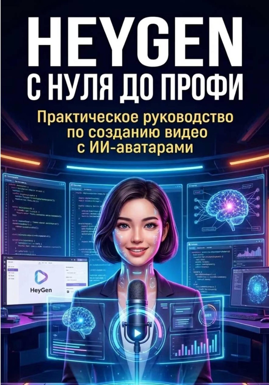 Обложка книги «HeyGen с нуля до профи. Практическое руководство по созданию видео с ИИ-аватарами»