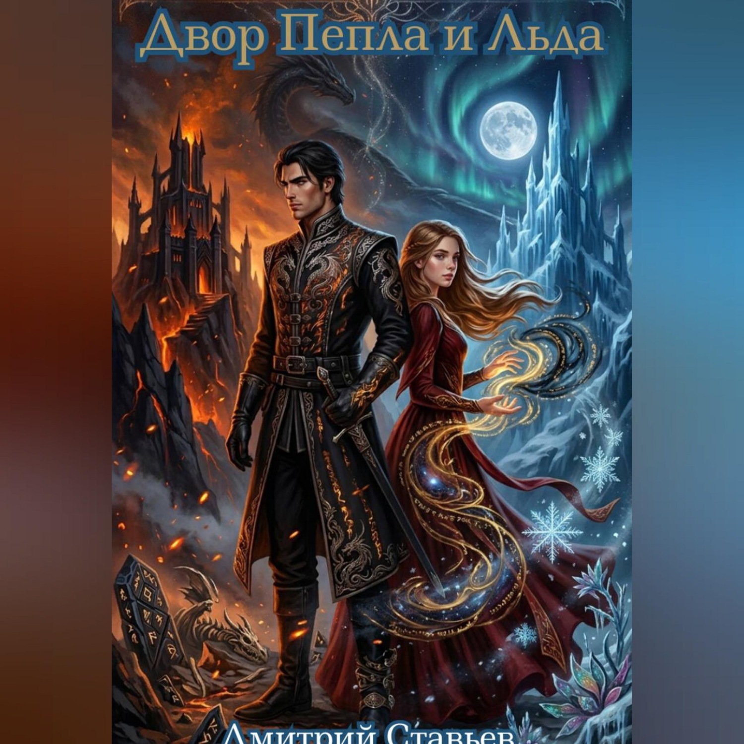 Обложка книги «Двор Пепла и Льда»