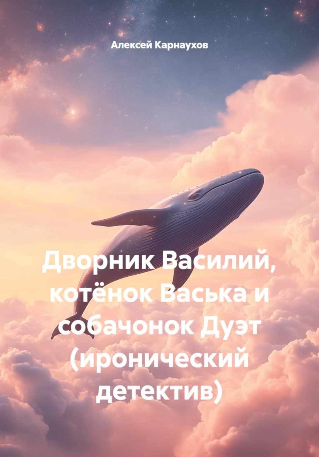 Обложка книги «Дворник Василий, котёнок Васька и собачонок Дуэт (иронический детектив)»