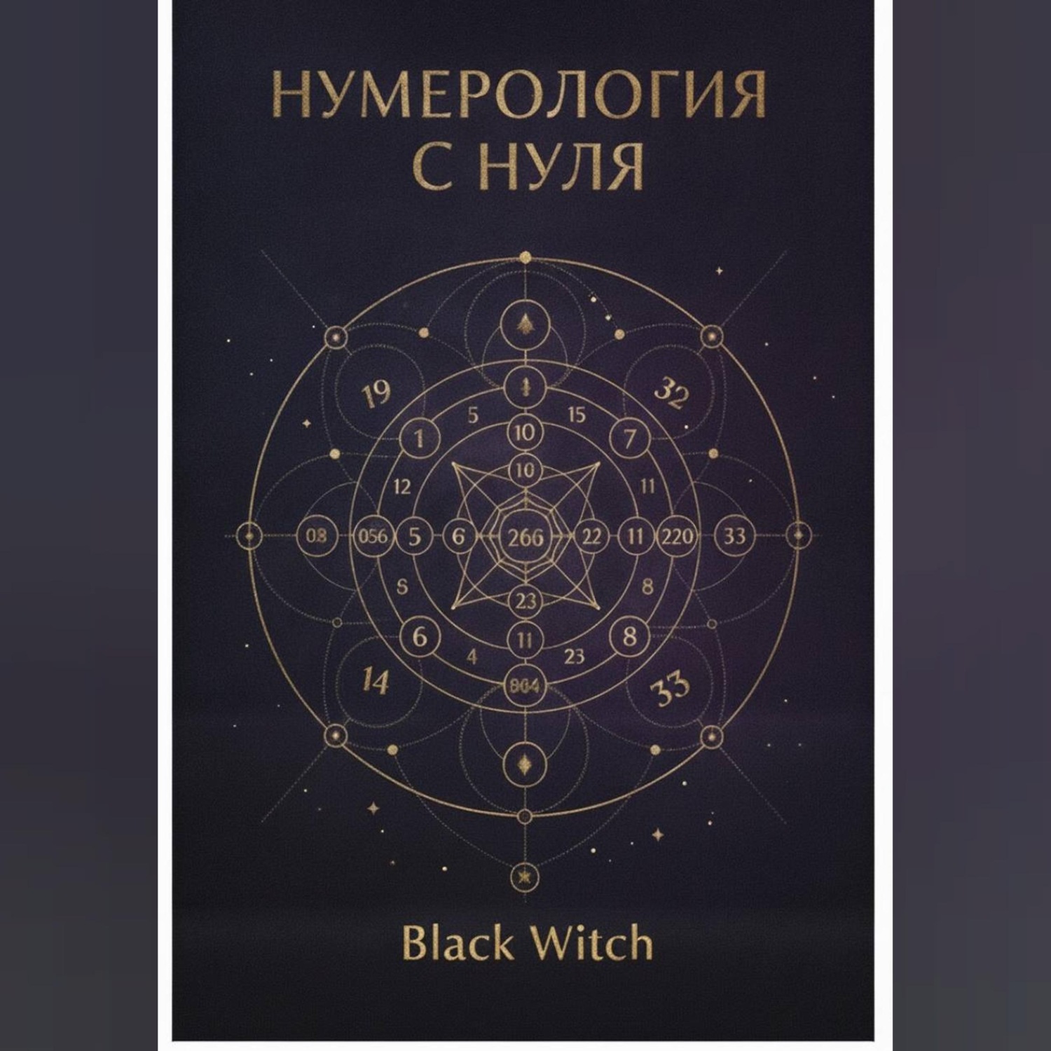 Обложка книги «НУМЕРОЛОГИЯ С НУЛЯ.Понятный путеводитель по языку чисел»