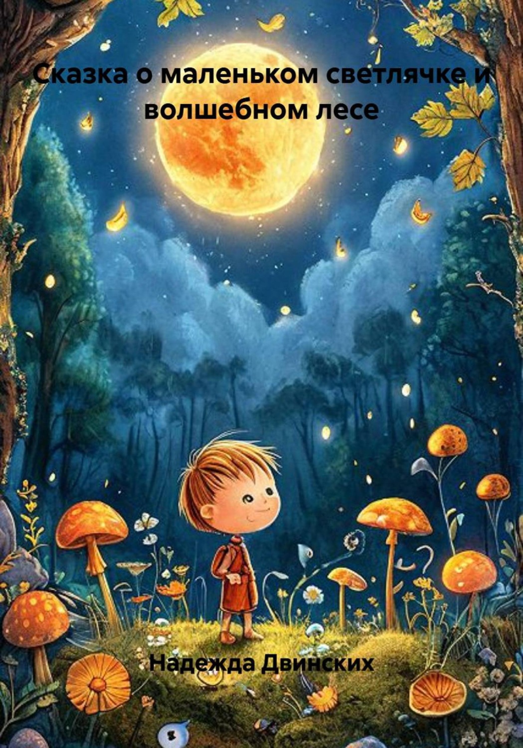 Обложка книги «Сказка о маленьком светлячке и волшебном лесе»