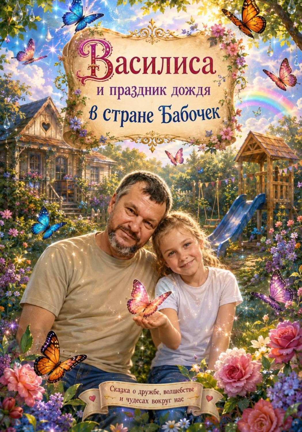 Обложка книги «Василиса и праздник дождя в стране бабочек»