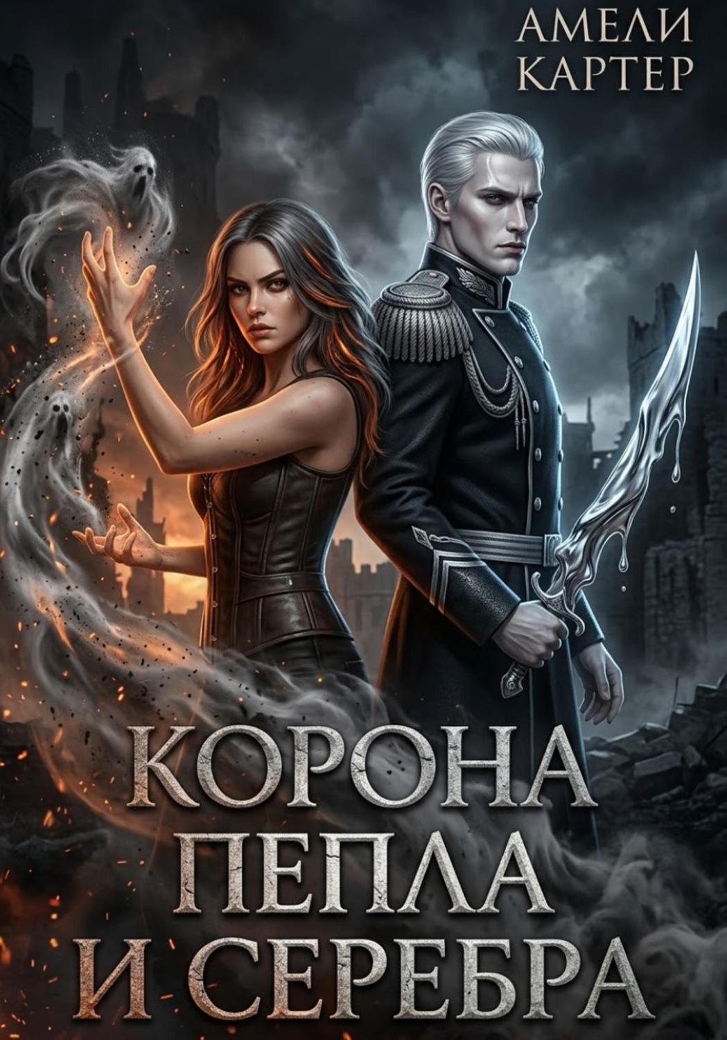 Обложка книги «Корона пепла и серебра»