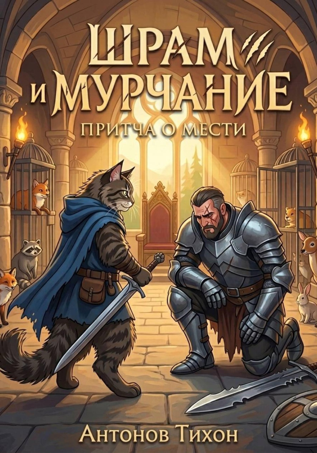 Обложка книги «Шрам и мурчание. Притча о мести»