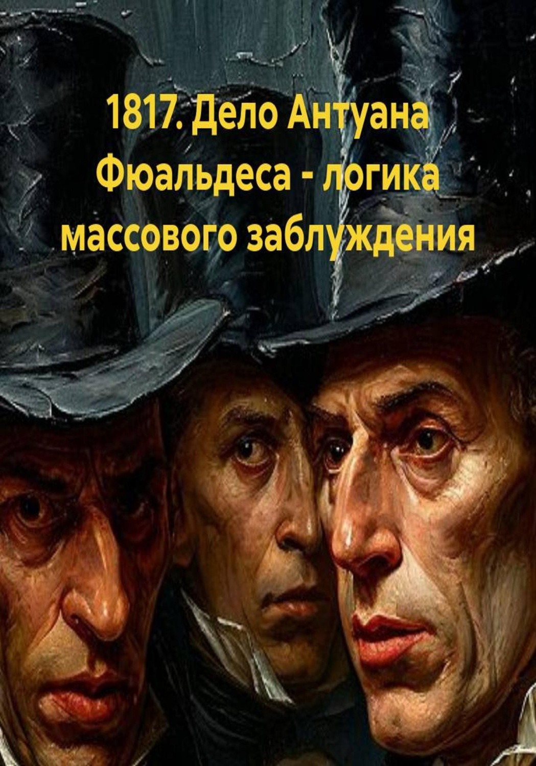 Обложка книги «1817. Дело Антуана Фюальдеса: логика массового заблуждения»