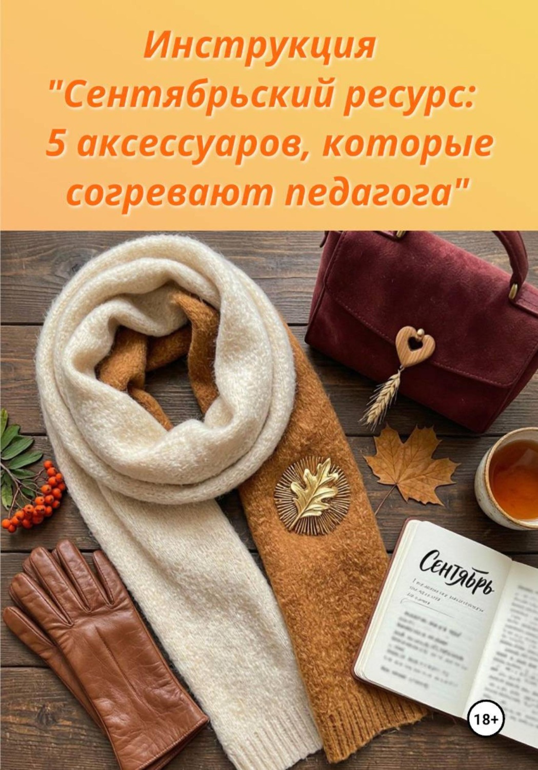 Обложка книги «Инструкция "Сентябрьский ресурс: 5 аксессуаров, которые согревают педагога"»