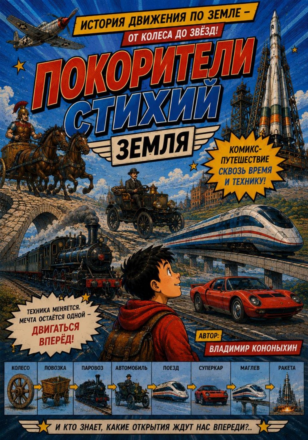 Обложка книги «Покорители стихий - Земля»