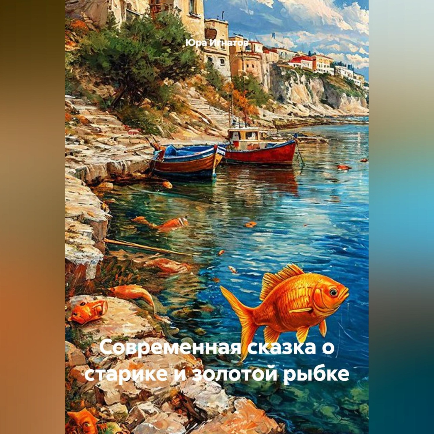 Обложка книги «Современная сказка о старике и золотой рыбке»