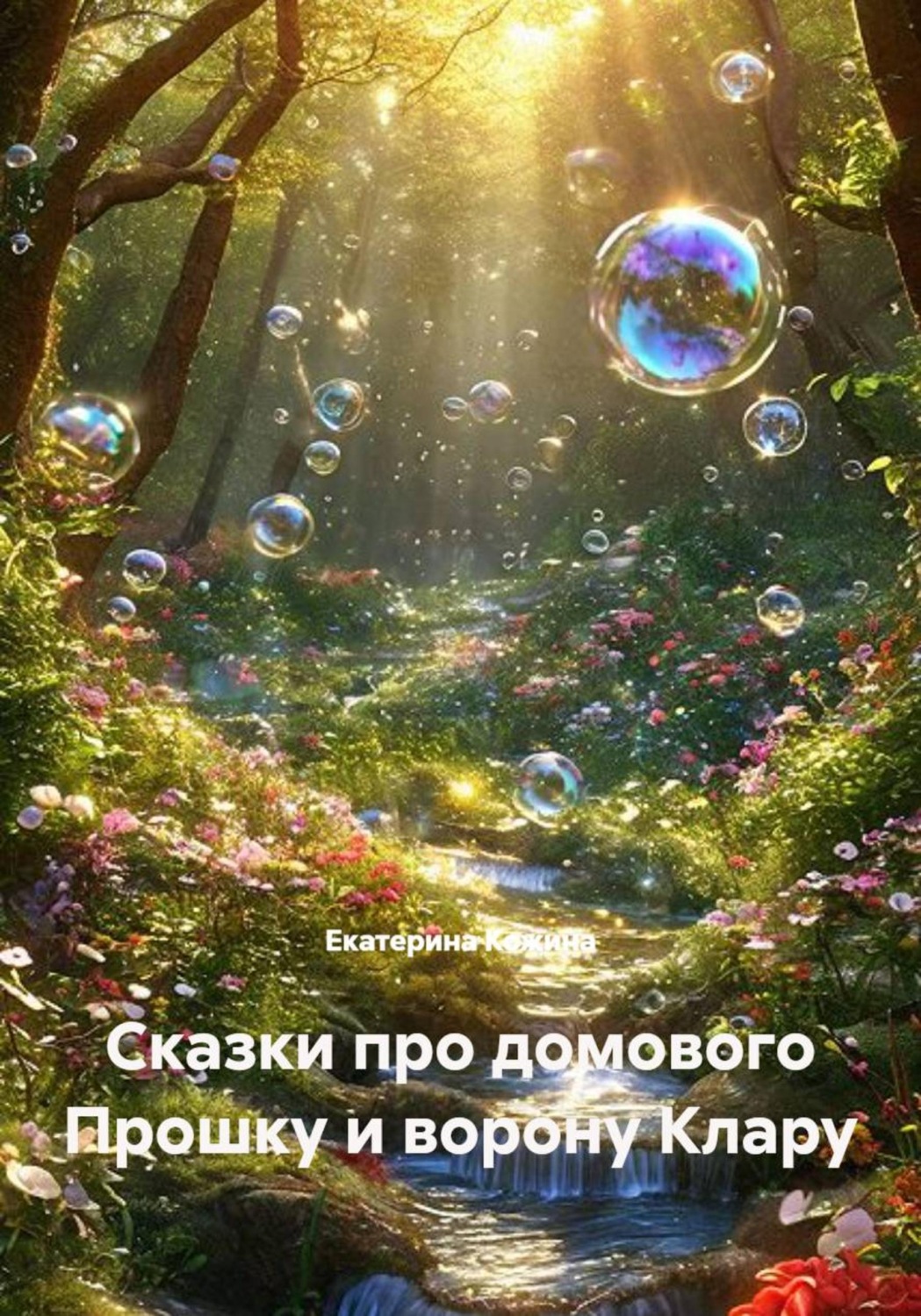 Обложка книги «Сказки про домового Прошку и ворону Клару»