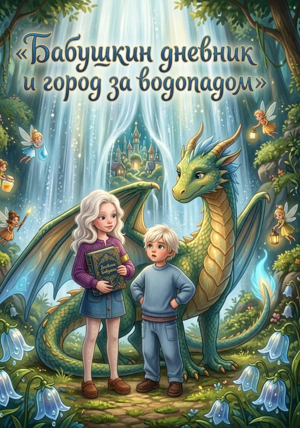Обложка книги «Бабушкин дневник и город за водопадом»