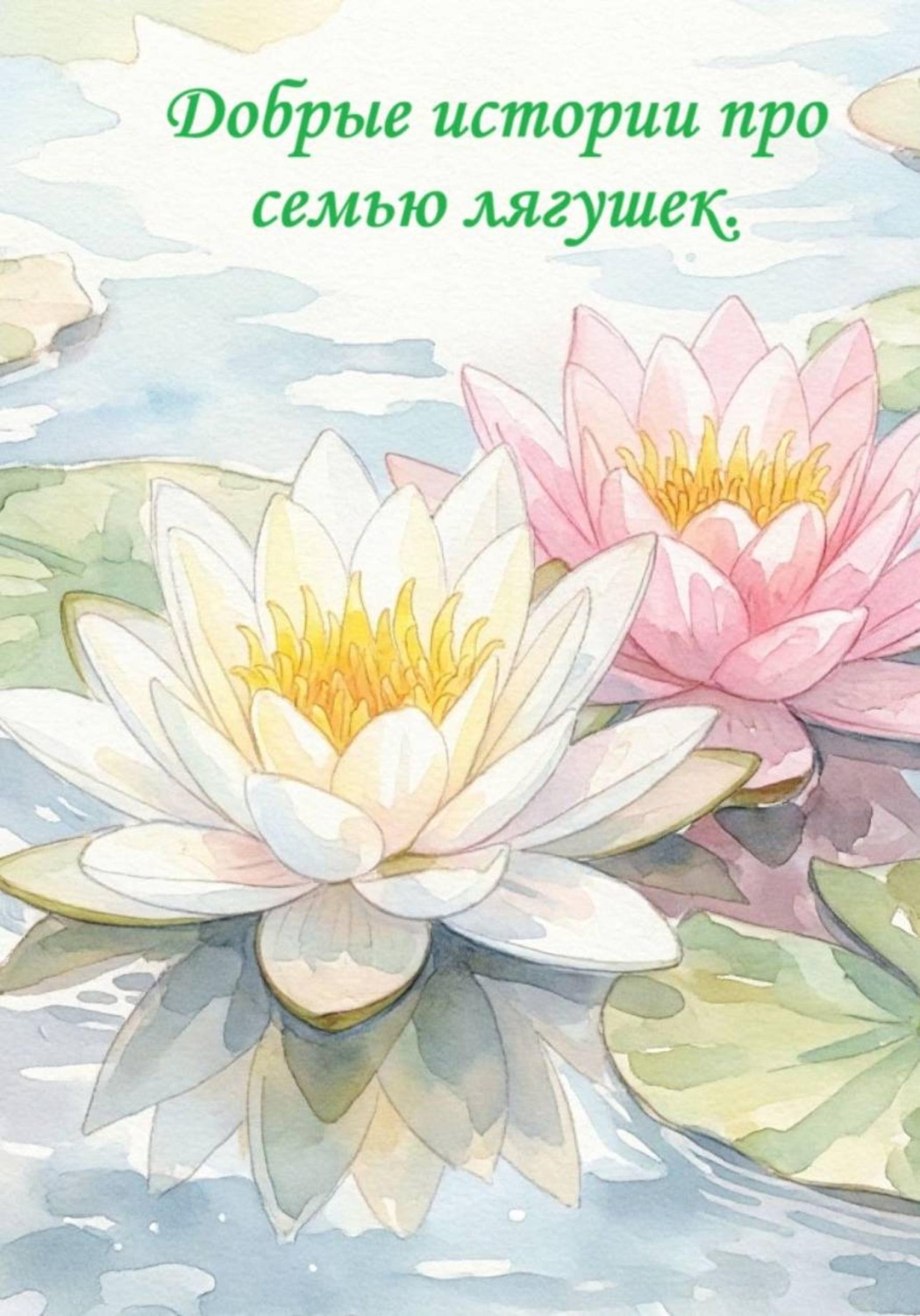 Обложка книги «Добрые истории про семью лягушек»
