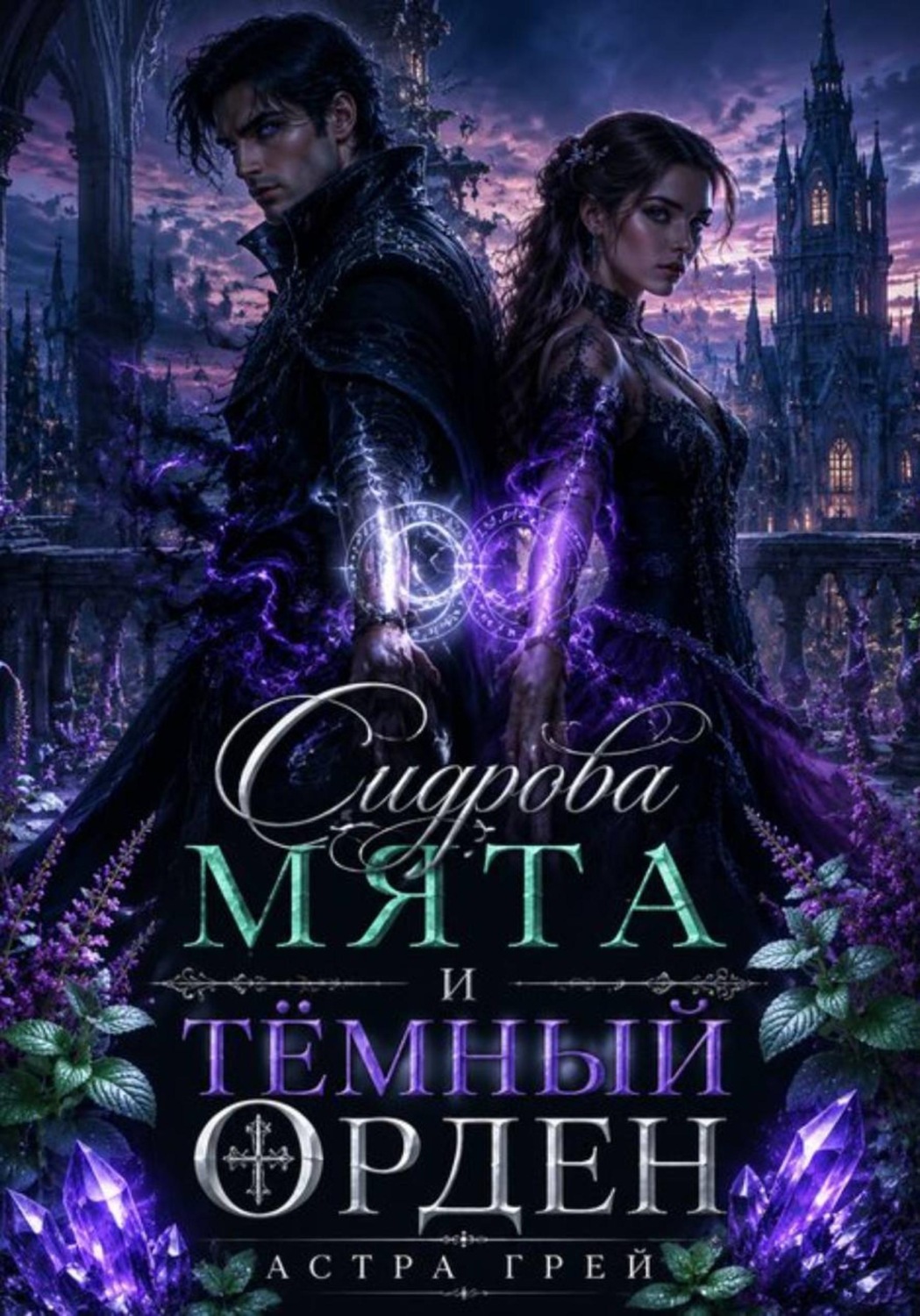 Обложка книги «Сидрова мята и Тёмный орден»