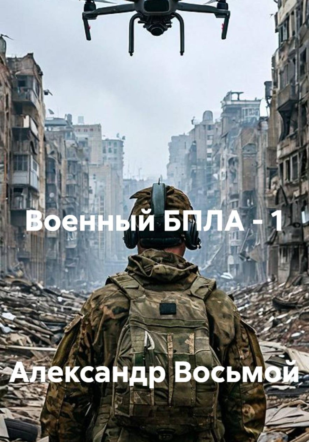 Обложка книги «Военный БПЛА - 1»