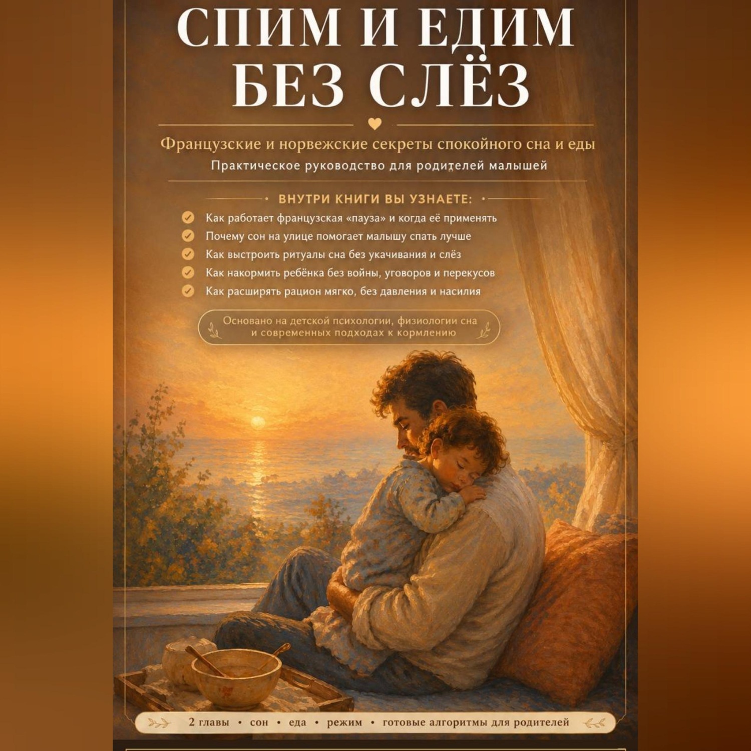 Обложка книги «Спим и едим без слез»