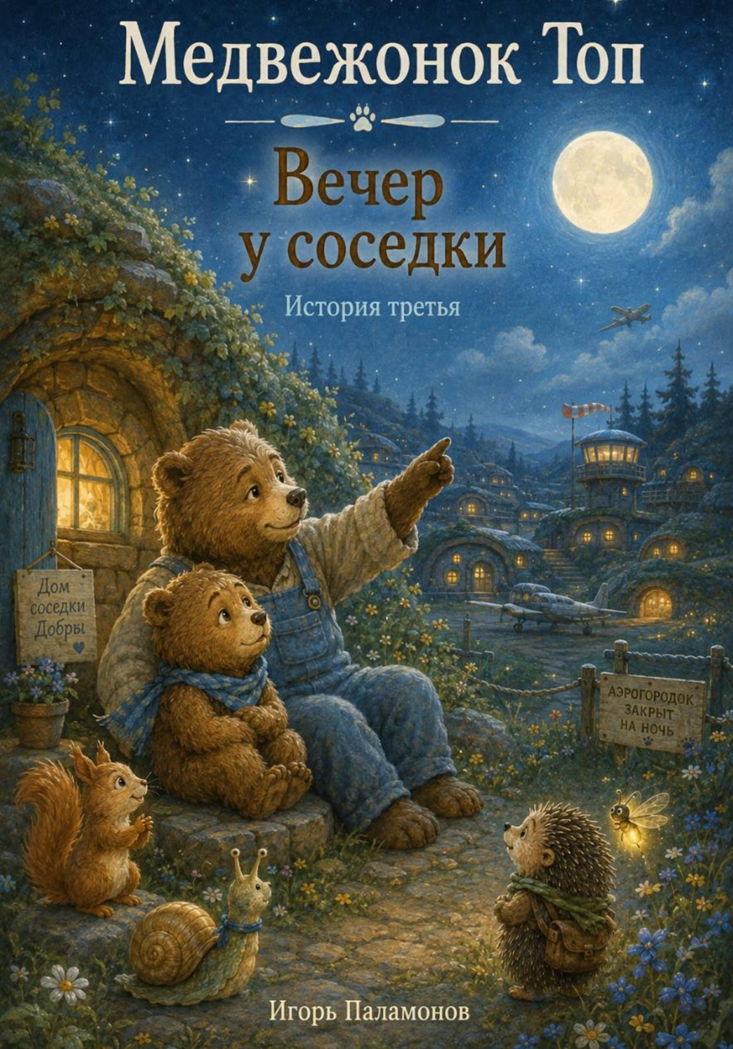 Обложка книги «Медвежонок Топ. Вечер у соседки»