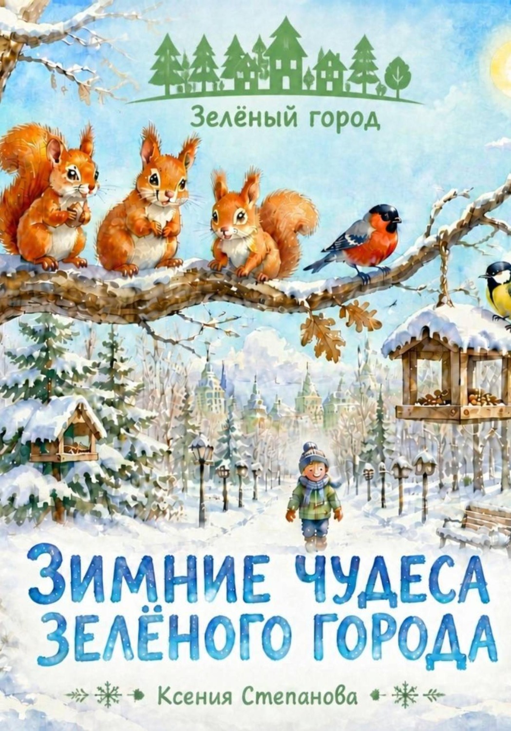 Обложка книги «Зимние чудеса зеленого города»