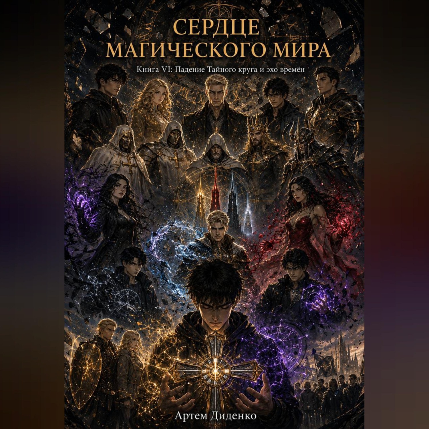 Обложка книги «Сердце магического мира. Книга VI: Падение Тайного круга и эхо времён»