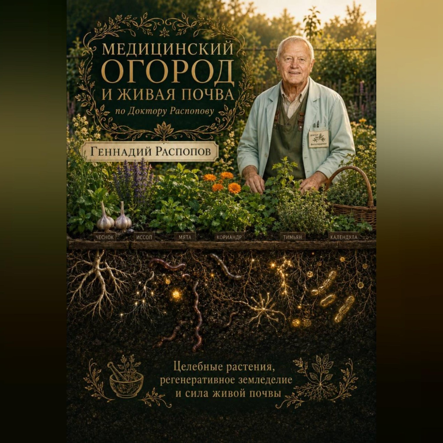 Обложка книги «Медицинский огород и живая почва по Доктору Распопову»