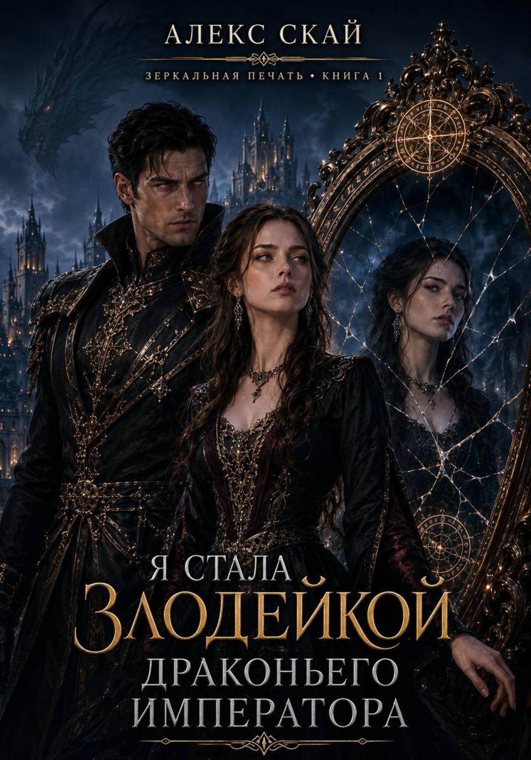Обложка книги «Я стала злодейкой драконьего императора»