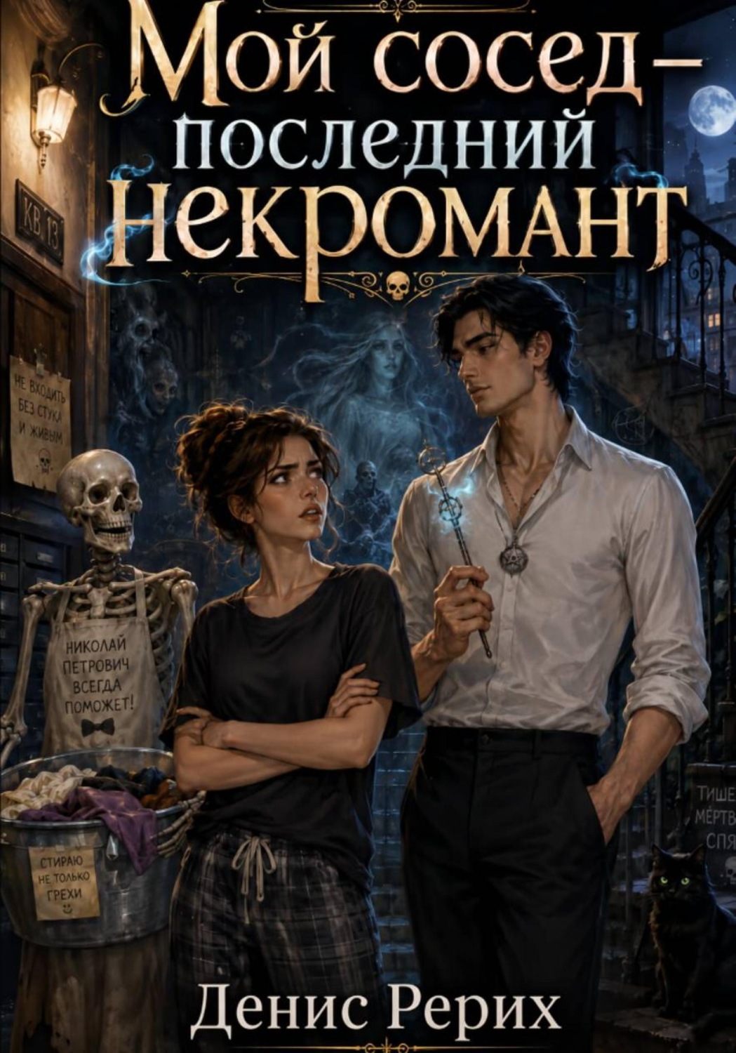 Обложка книги «Мой сосед — последний некромант»