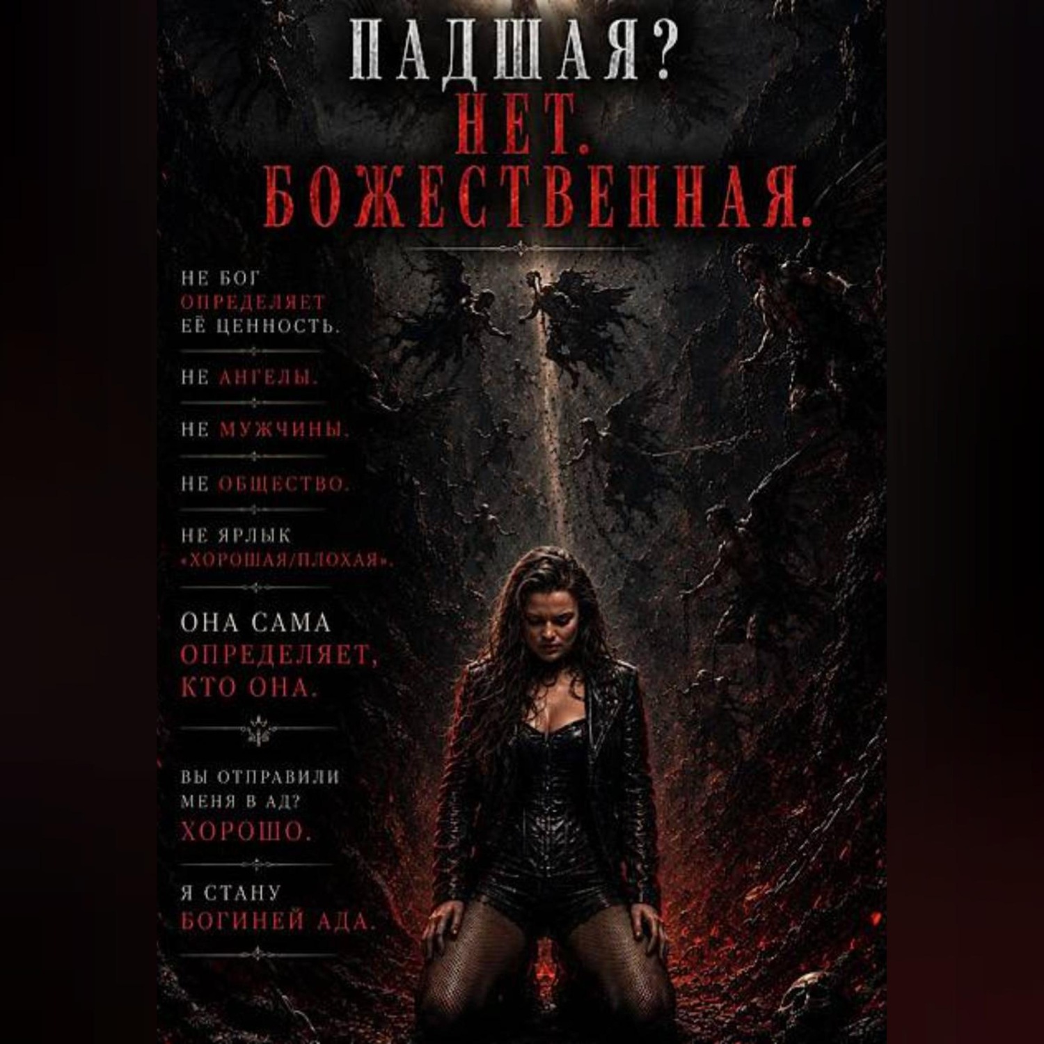 Обложка книги «ПАДШАЯ? НЕТ. БОЖЕСТВЕННАЯ.»