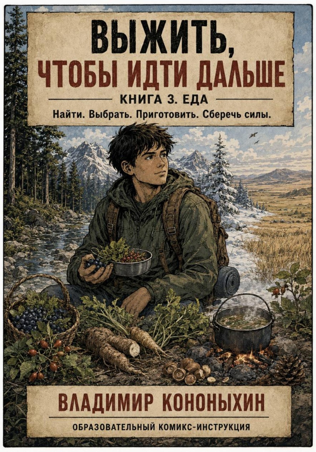 Обложка книги «Выжить, чтобы идти дальше. Книга 3. Еда»