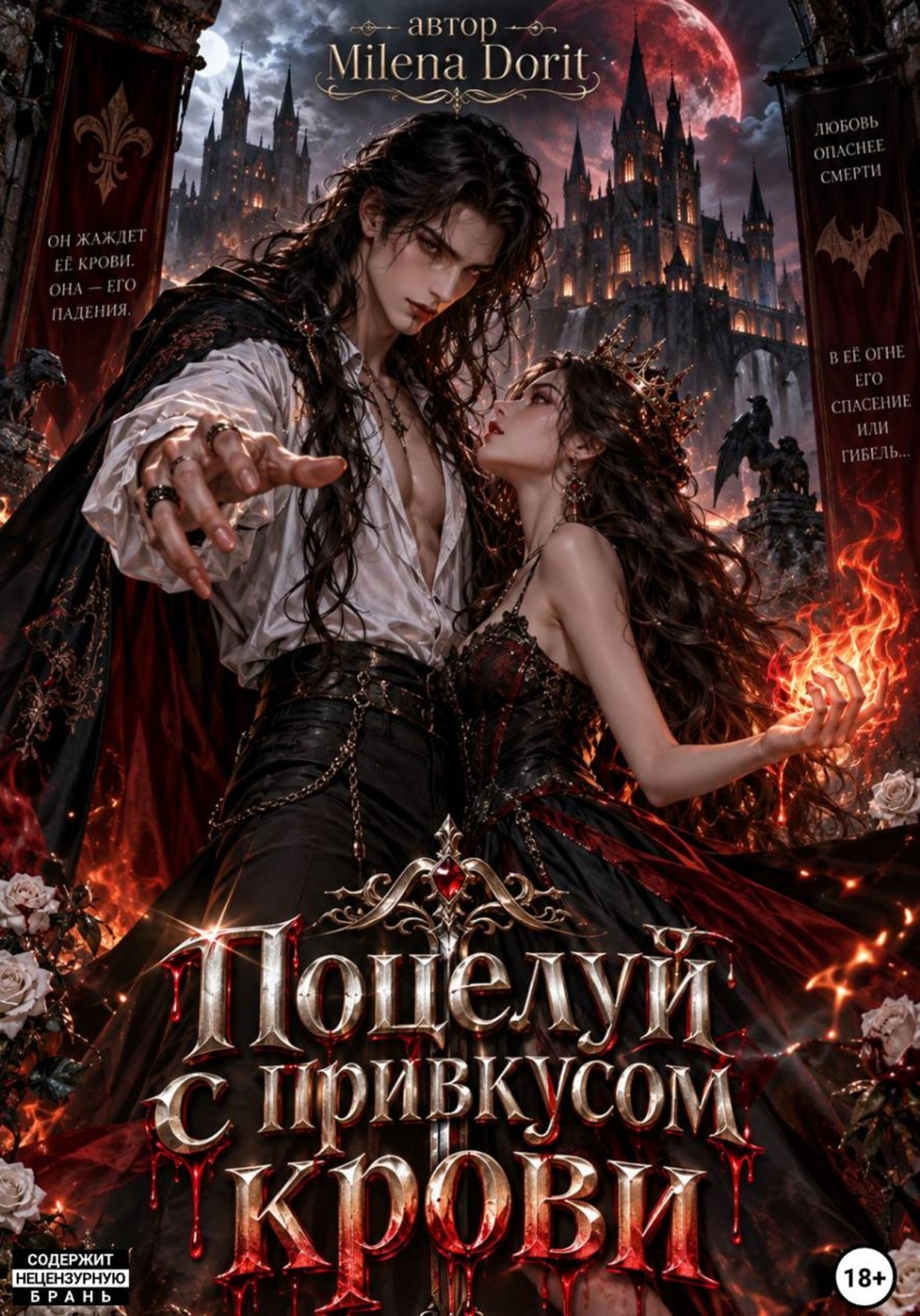 Обложка книги «Поцелуй с привкусом крови»