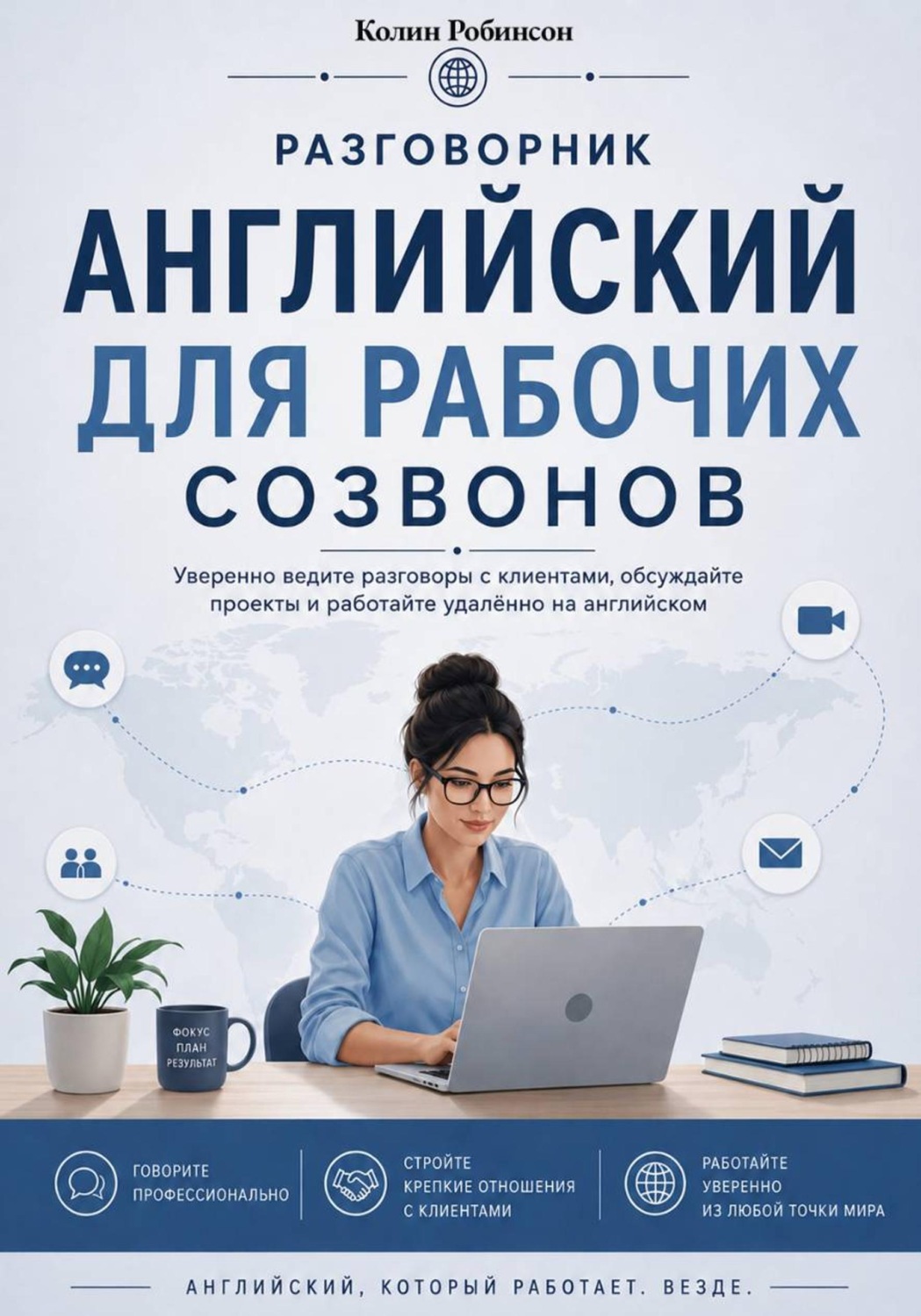 Обложка книги «Английский для рабочих созвонов»