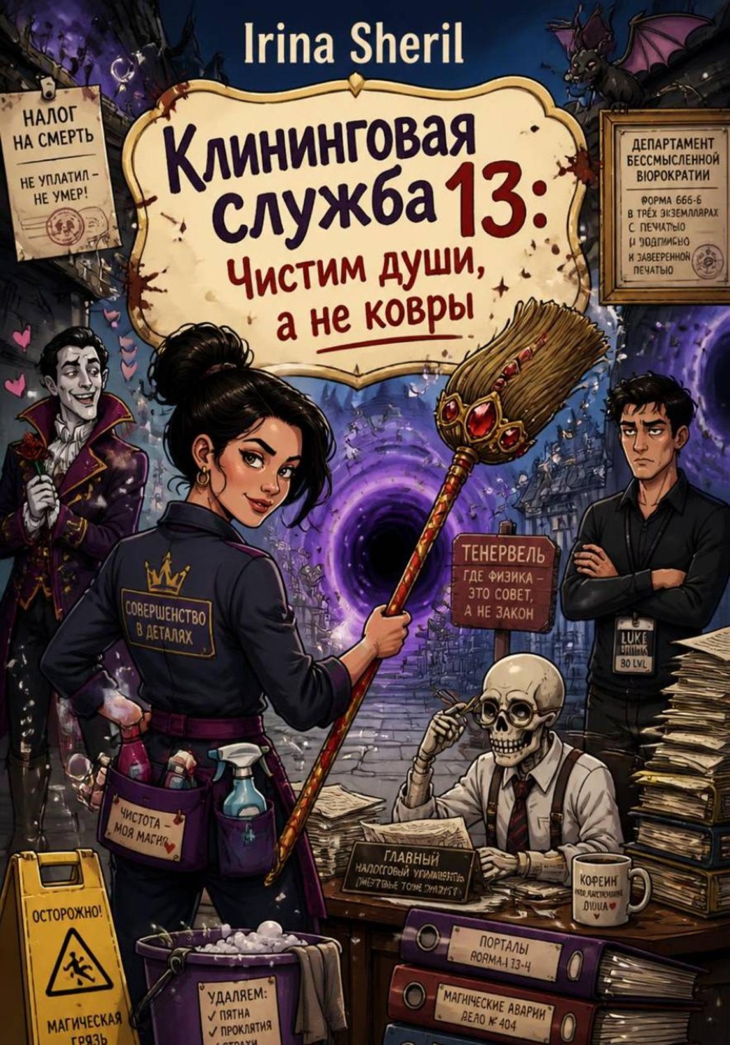 Обложка книги «Клининговая служба 13: Чистим души, а не ковры»