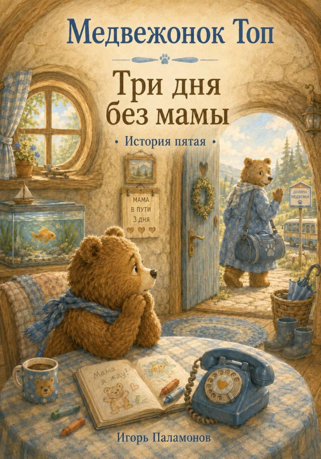 Обложка книги «Медвежонок Топ. Три дня без мамы»