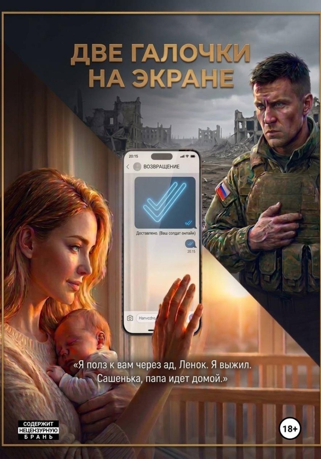 Обложка книги «Две галочки на экране»