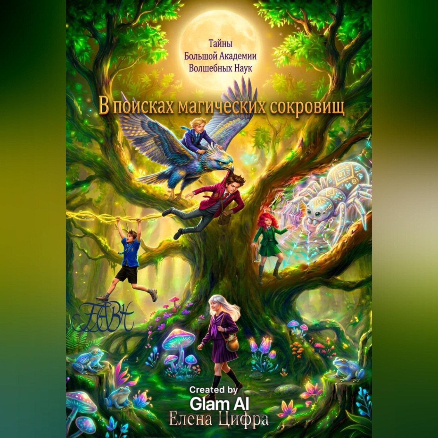 Обложка книги «Тайна Большой Академии Волшебных Наук "В поиске магических сокровищ"»
