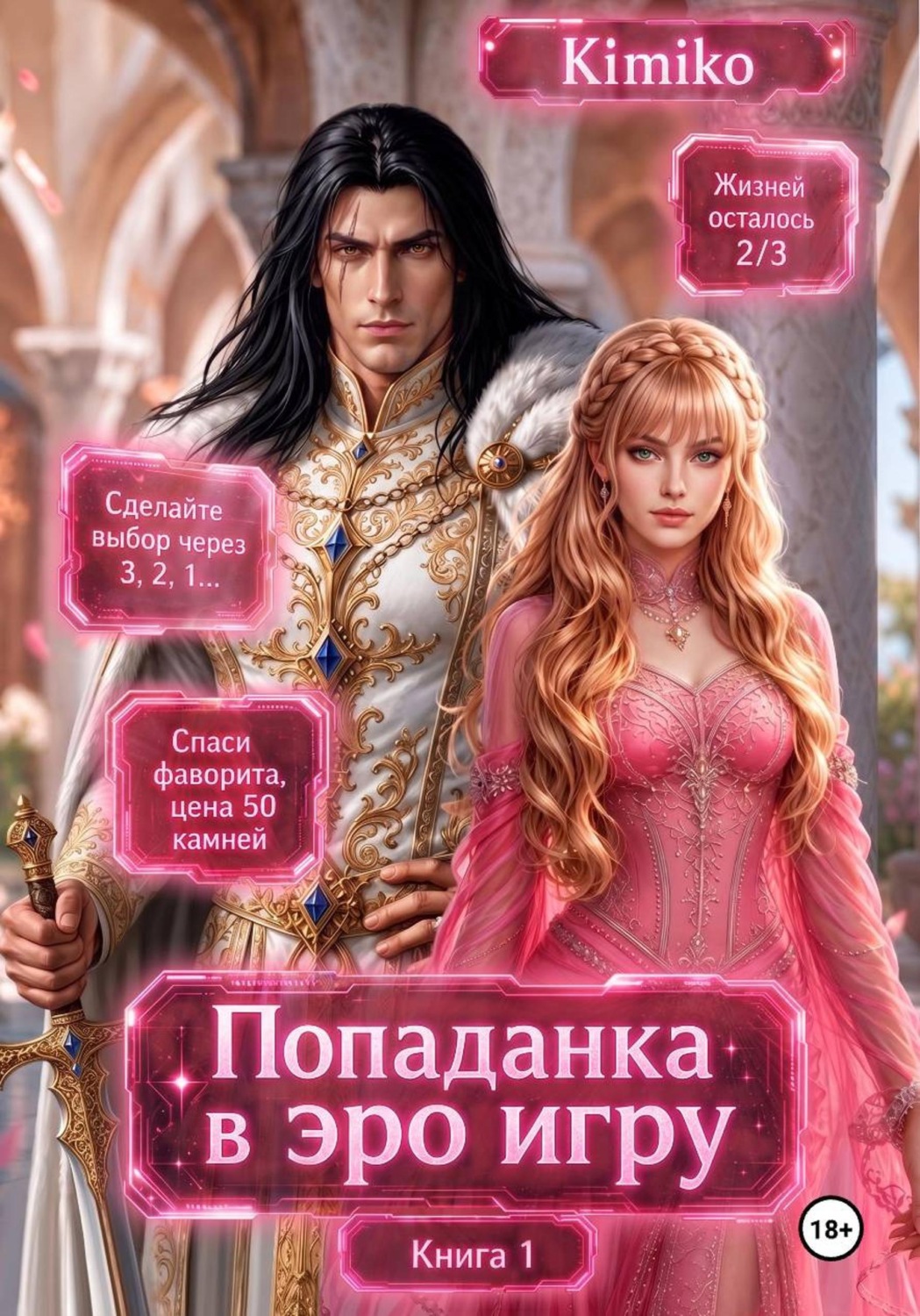 Обложка книги «Злодейка в Эро игре. Книга 1»