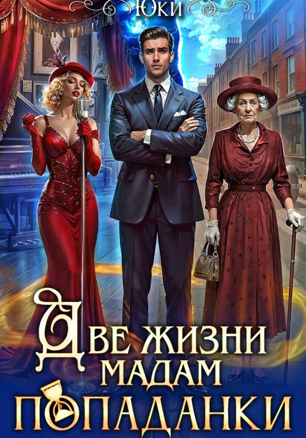 Обложка книги «Две жизни мадам попаданки»