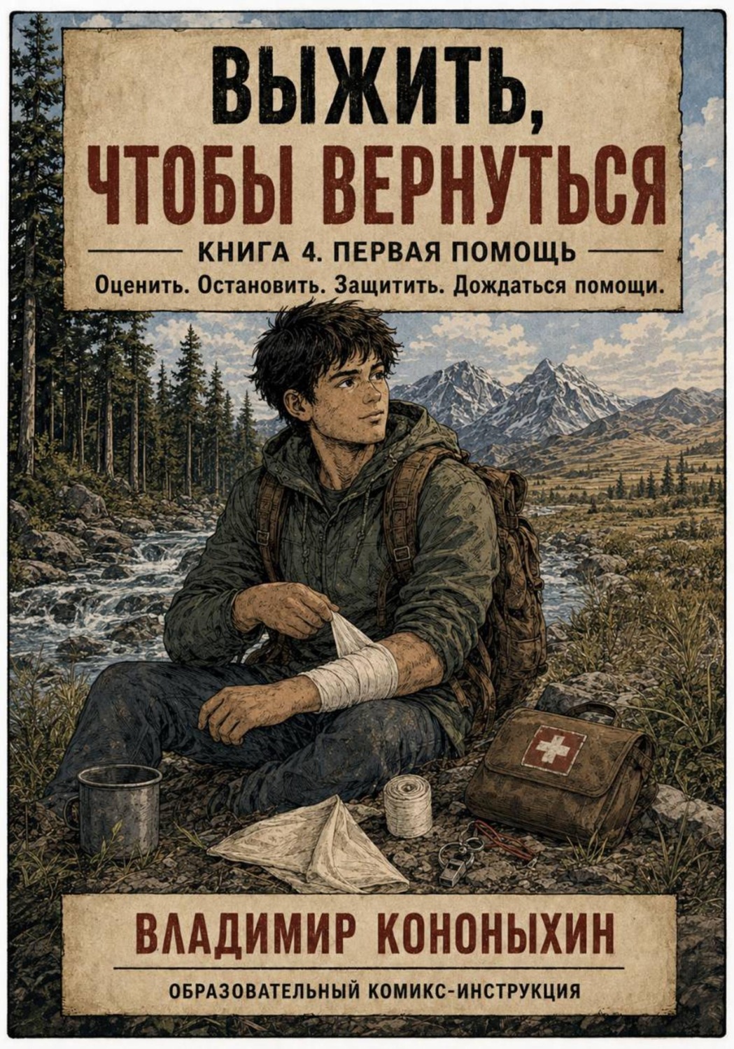 Обложка книги «Выжить, чтобы идти дальше. Книга 4. "Первая помощь"»