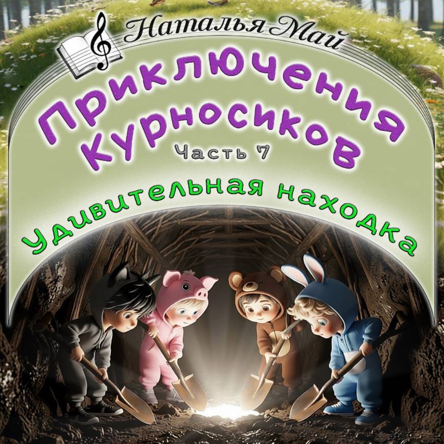 Обложка книги «Приключения Курносиков. Часть 7. Удивительная находка.»