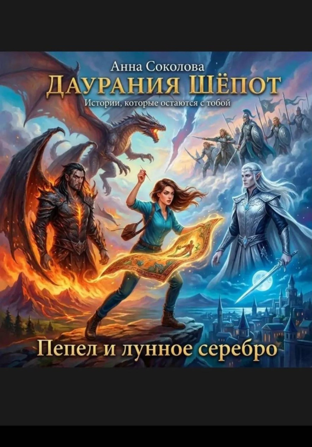 Обложка книги «Пепел и лунное серебро»