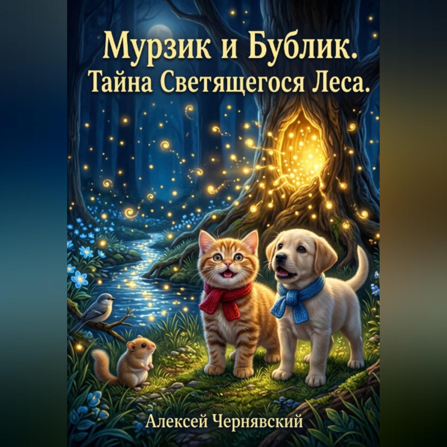 Обложка книги «Книга 3 — «Мурзик и Бублик. Секрет светящегося леса»»