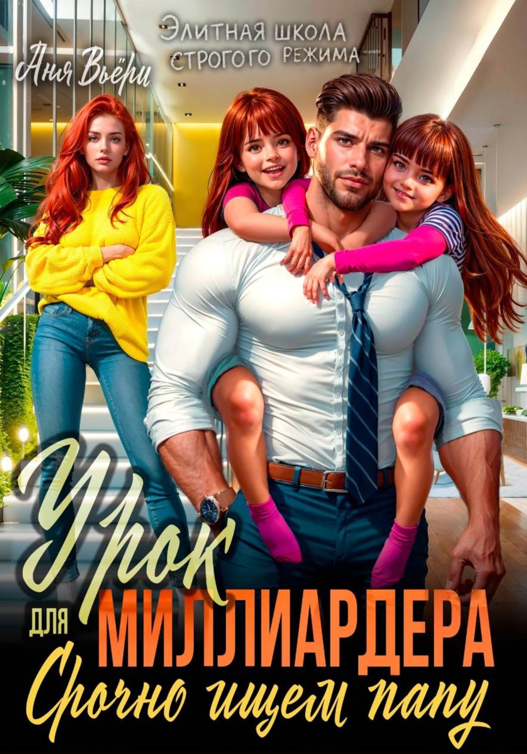 Обложка книги «Урок для Миллиардера или Срочно ищем папу»