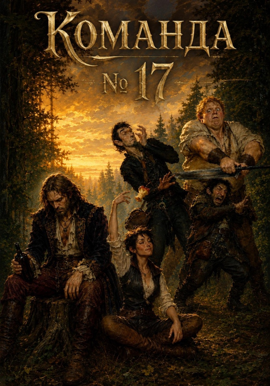 Обложка книги «Команда 17»