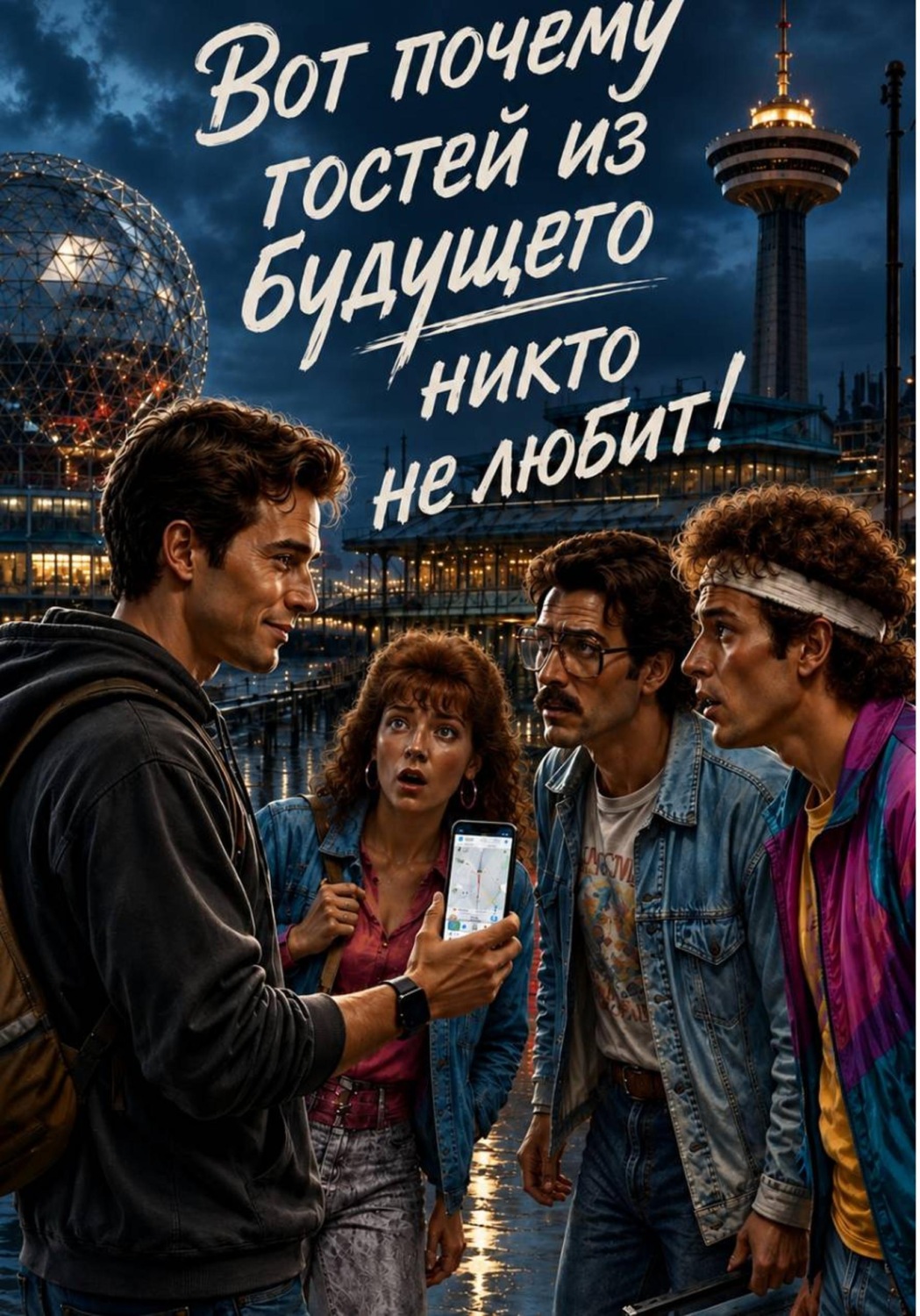 Обложка книги «Вот почему гостей из будущего никто не любит!»