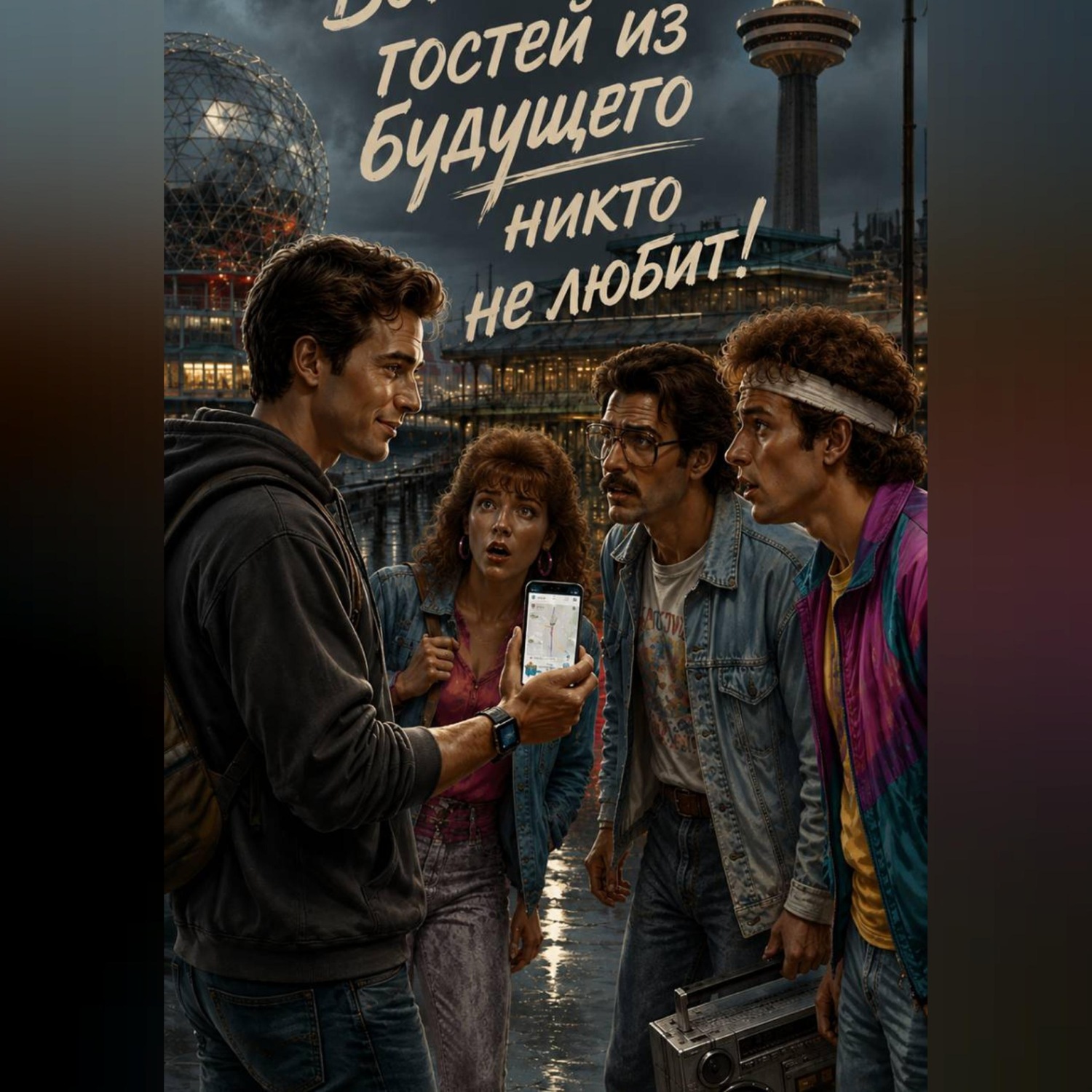 Обложка книги «Вот почему гостей из будущего никто не любит!»